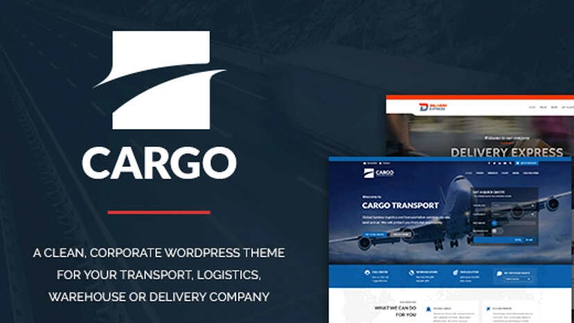 Cargo Logistics WordPress Theme Preview