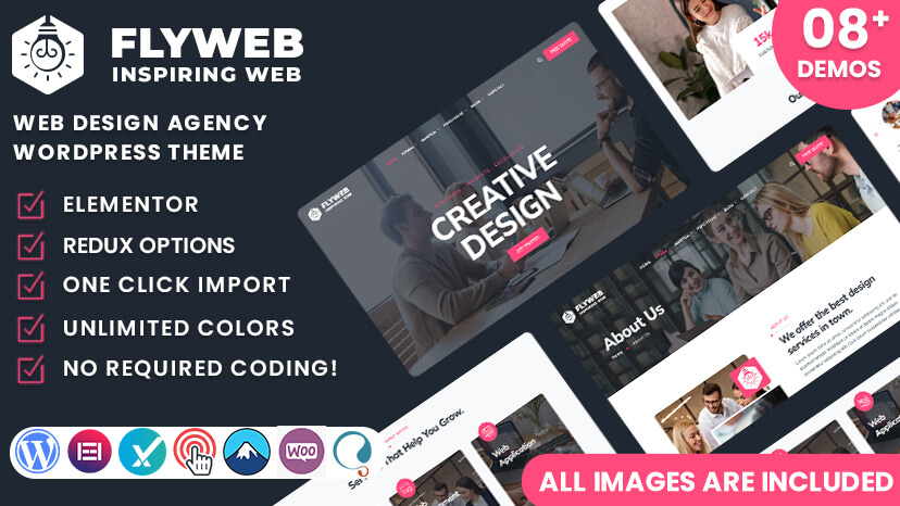 Flyweb - Web Design Agency WordPress Theme