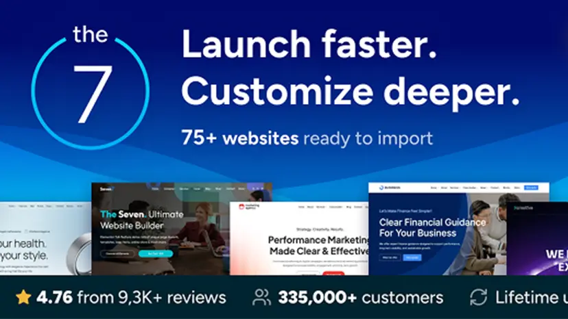 The7 WordPress Theme Preview
