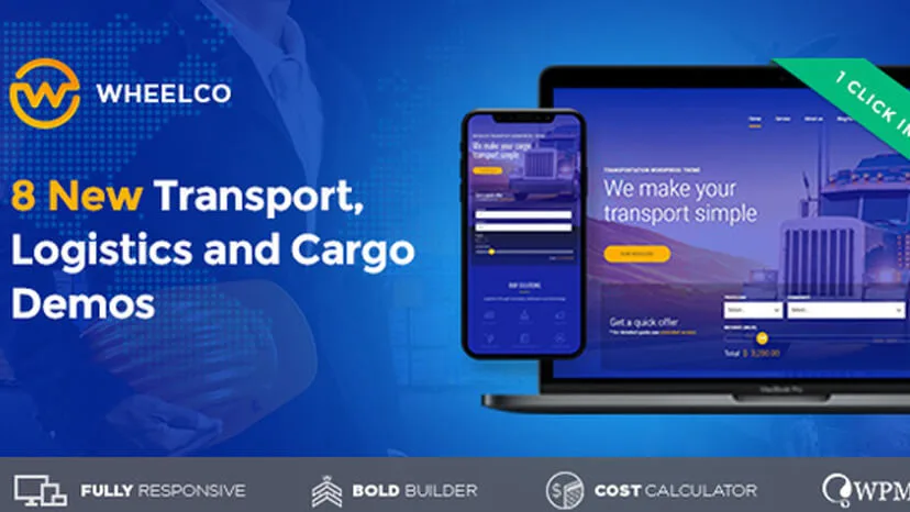 Wheelco WordPress Theme Preview